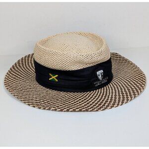 Sandals Jamaica West Indies Golf Country Club Resort Straw Hat Unisex Sun Shade